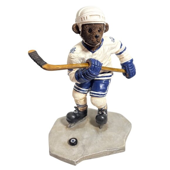 Toronto Maple Leafs Hockey Bear Figurine NHL 6" - Picture 1 of 10